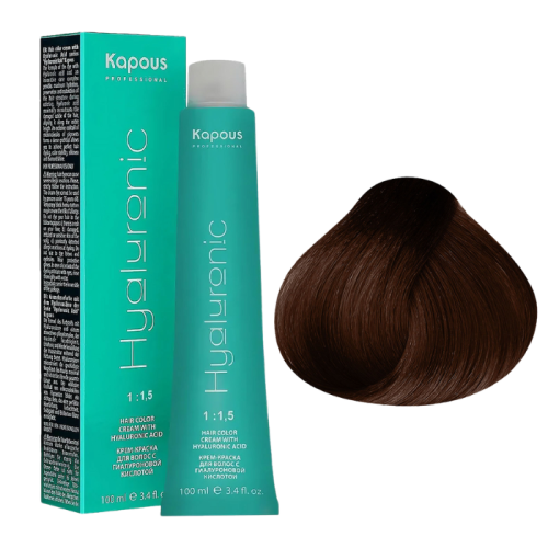 KAPOUS Hyaluronic Крем-краска, 7.8 Блондин карамель (100 мл)