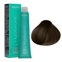 KAPOUS Hyaluronic Крем-краска, 7.07 Блондин натуральный холодный (100 мл)