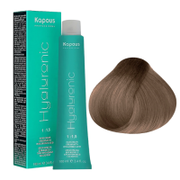 KAPOUS Hyaluronic Крем-краска, 7.23 Блондин перламутровый (100 мл)