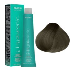 KAPOUS Hyaluronic Крем-краска, 8.00 Светлый блондин интенсивный (100 мл)