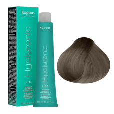 KAPOUS Hyaluronic Крем-краска, 8.1 Светлый блондин пепельный (100 мл)