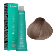 KAPOUS Hyaluronic Крем-краска, 8.28 Светлый блондин перламутровый шоколадный (100 мл)