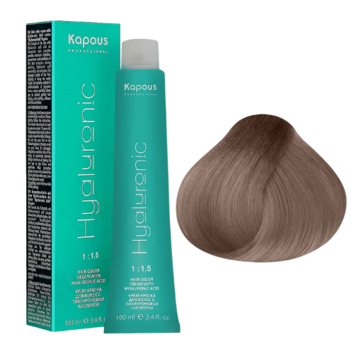 KAPOUS Hyaluronic Крем-краска, 8.28 Светлый блондин перламутровый шоколадный (100 мл)