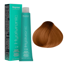 KAPOUS Hyaluronic Крем-краска, 8.43 Светлый блондин медный золотистый (100 мл)