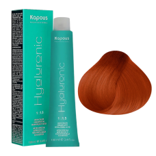 KAPOUS Hyaluronic Крем-краска, 8.44 Светлый блондин красный интенсивный (100 мл)