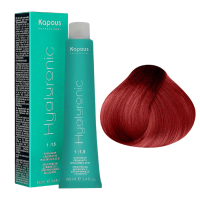 KAPOUS Hyaluronic Крем-краска, 8.66 Светлый блондин красный интенсивный (100 мл)