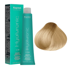 KAPOUS Hyaluronic Крем-краска, 9.0 Очень светлый блондин (100 мл)