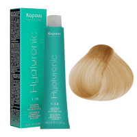 KAPOUS Hyaluronic Крем-краска, 9.3 Очень светлый блондин золотистый (100 мл)