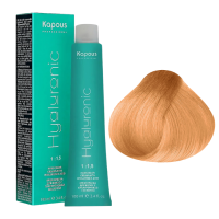 KAPOUS Hyaluronic Крем-краска, 9.34 Очень светлый блондин золотистый медный (100 мл)