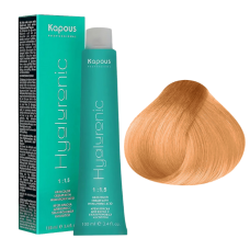 KAPOUS Hyaluronic Крем-краска, 9.34 Очень светлый блондин золотистый медный (100 мл)