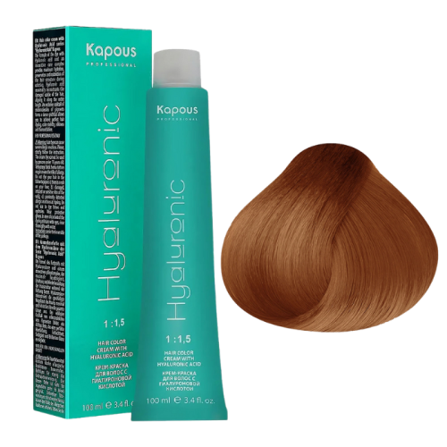 KAPOUS Hyaluronic Крем-краска, 9.44 Очень светлый блондин медный интенсивный (100 мл)