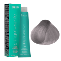 KAPOUS Hyaluronic Крем-краска, 9.015 Очень светлый блондин пастельный стальной (100 мл)