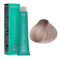 KAPOUS Hyaluronic Крем-краска, 9.018 Очень светлый блондин прозрачный лакричный (100 мл)
