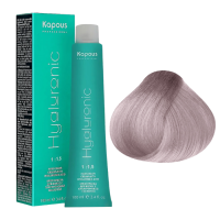 KAPOUS Hyaluronic Крем-краска, 9.084 Очень светлый блондин прозрачный брауни (100 мл)