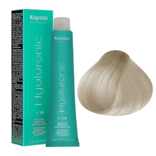 KAPOUS Hyaluronic Крем-краска, 901 Осветляющий пепельный (100 мл)