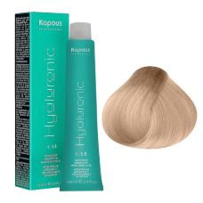 KAPOUS Hyaluronic Крем-краска, 923 Осветляющий перламутровый бежевый (100 мл)