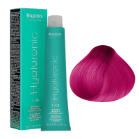 KAPOUS Hyaluronic Крем-краска, фуксия (100 мл)