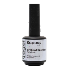 KAPOUS «Вrilliant Base Coat Crystal Frosty» Базовое покрытие, морозный (15 мл)