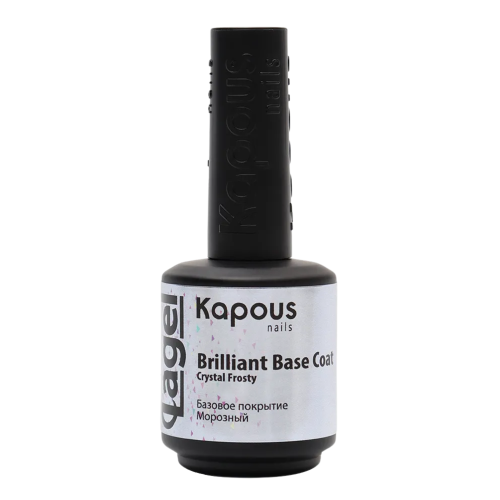 KAPOUS «Вrilliant Base Coat Crystal Frosty» Базовое покрытие, морозный (15 мл)