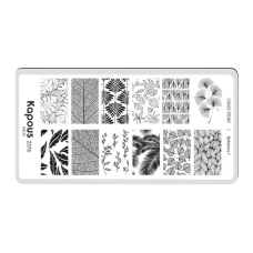 KAPOUS «Crazy story» Botanics 1, пластина для стемпинга