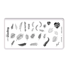 KAPOUS «Crazy story» Botanics 2, пластина для стемпинга