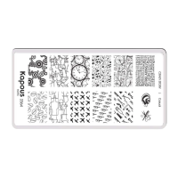 KAPOUS «Crazy story» Casual, пластина для стемпинга