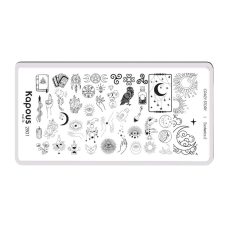 KAPOUS «Crazy story» Esoterics 2, пластина для стемпинга 