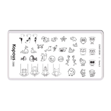 KAPOUS «Crazy story» Funny 2, пластина для стемпинга