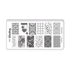 KAPOUS «Crazy story» Ornament 1, пластина для стемпинга