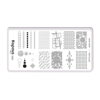 KAPOUS «Crazy story» Point to point, пластина для стемпинга