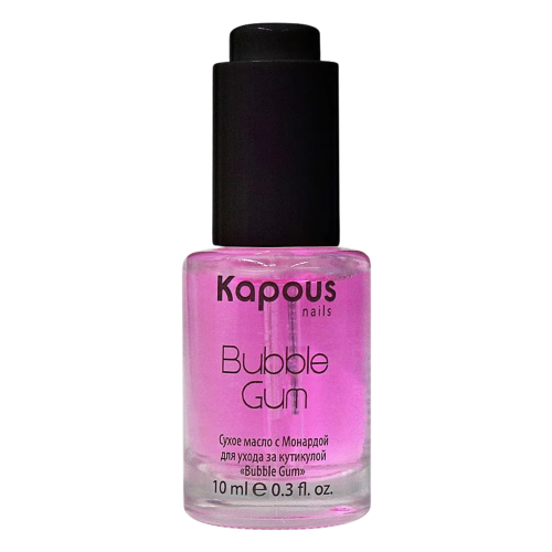 KAPOUS Сухое масло с Монардой для ухода за кутикулой «Bubble Gum» (10 мл)