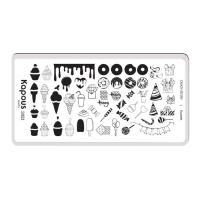 KAPOUS «Crazy story» Sweets, пластина для стемпинга