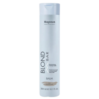 KAPOUS PROFESSIONAL “Blond Bar” Питательный оттеночный бальзам для оттенков блонд серии, Пепельный (300 мл) 