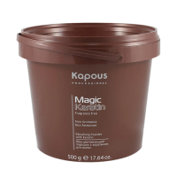 KAPOUS «Non Ammonia» Обесцвечивающий порошок с кератином для волос (500 гр)