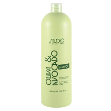 STUDIO Шампунь для волос с маслами Авокадо и Оливы 1000 мл