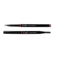 LIC Mechanical eyebrow pencil NEW Карандаш механический для бровей с треугольным грифелем (02 Grey brown) 