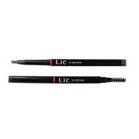 LIC Mechanical eyebrow pencil NEW Карандаш механический для бровей с треугольным грифелем (04 Brown) 