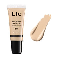LIC Soft velvet foundation NEW Крем тональный (01Y) 10 мл 