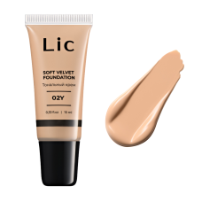 LIC Soft velvet foundation NEW Крем тональный (02Y) 10 мл 