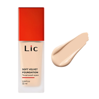LIC Soft velvet foundation Крем тональный (02R) 32 мл