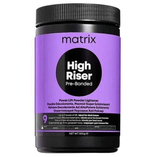 MATRIX High Riser Pre-Bonded Порошок с бондером для осветления волос до 9 уровней тона (500 гр)