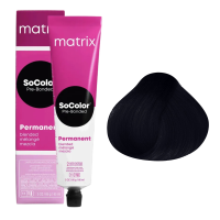 Matrix SoColor Pre-Bonded Крем-краска 1A (90мл) 