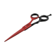 MIZUKA Ножницы парикмахерские PBS-EP-32162 Black/Red (6.0") с микронасечкой