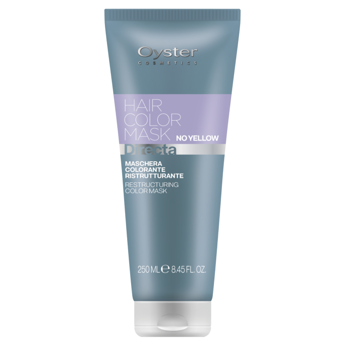 Oyster Cosmetics Directa Hair Color Mask Оттеночная реструктурирующая маска для волос, тон: Антижелтый, 250 мл (Обновленный дизайн)  Oyster Cosmetics Directa Hair Color Mask Оттеночная реструктурирующая маска для волос, тон: Антижелтый, 250 мл (Обновленный дизайн)