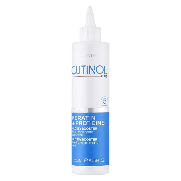 Oyster Cosmetics Cutinol Plus Rebirth Keratine & Proteine Glossy Booster Бустер для блеска волос с кератином и протеинами (250 мл)  Oyster Cosmetics Cutinol Plus Rebirth Keratine & Proteine Glossy Booster Бустер для блеска волос с кератином и протеинами (250 мл)