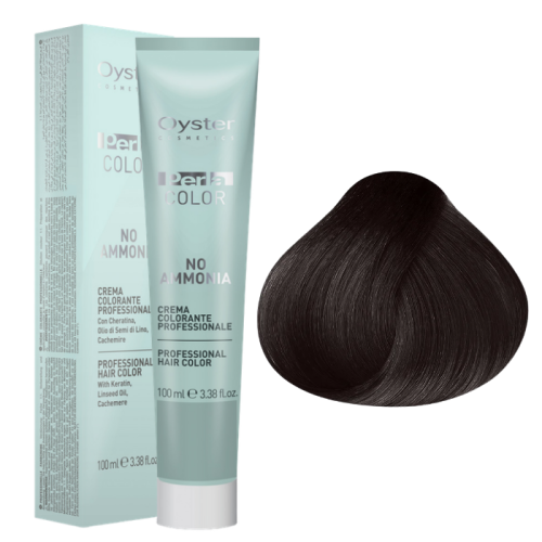 OYSTER Perlacolor No Ammonia Перманентный краситель для волос 4/0 (100 мл)