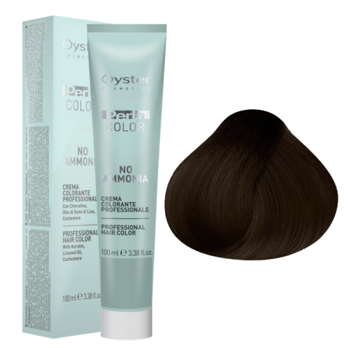 OYSTER Perlacolor No Ammonia Перманентный краситель для волос 4/7 (100 мл)