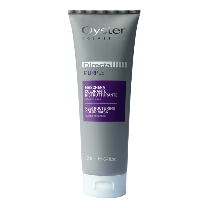 Oyster Cosmetics Directa Hair Color Mask Оттеночная реструктурирующая маска для волос, тон: Фиолетовый (250 мл)  Oyster Cosmetics Directa Hair Color Mask Оттеночная реструктурирующая маска для волос, тон: Фиолетовый (250 мл)