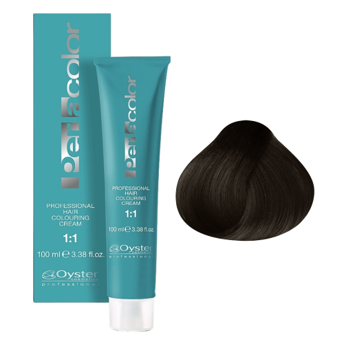 Oyster Cosmetics Perlacolor Professional Hair Coloring Cream Перманентный краситель для волос 4/00 (100 мл)