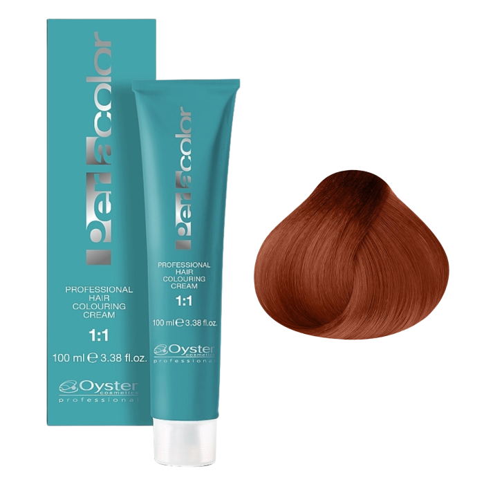 Oyster Cosmetics Perlacolor Professional Hair Coloring Cream Перманентный краситель для волос 7/44 (100 мл)  Oyster Cosmetics Perlacolor Professional Hair Coloring Cream Перманентный краситель для волос 7/44 (100 мл)